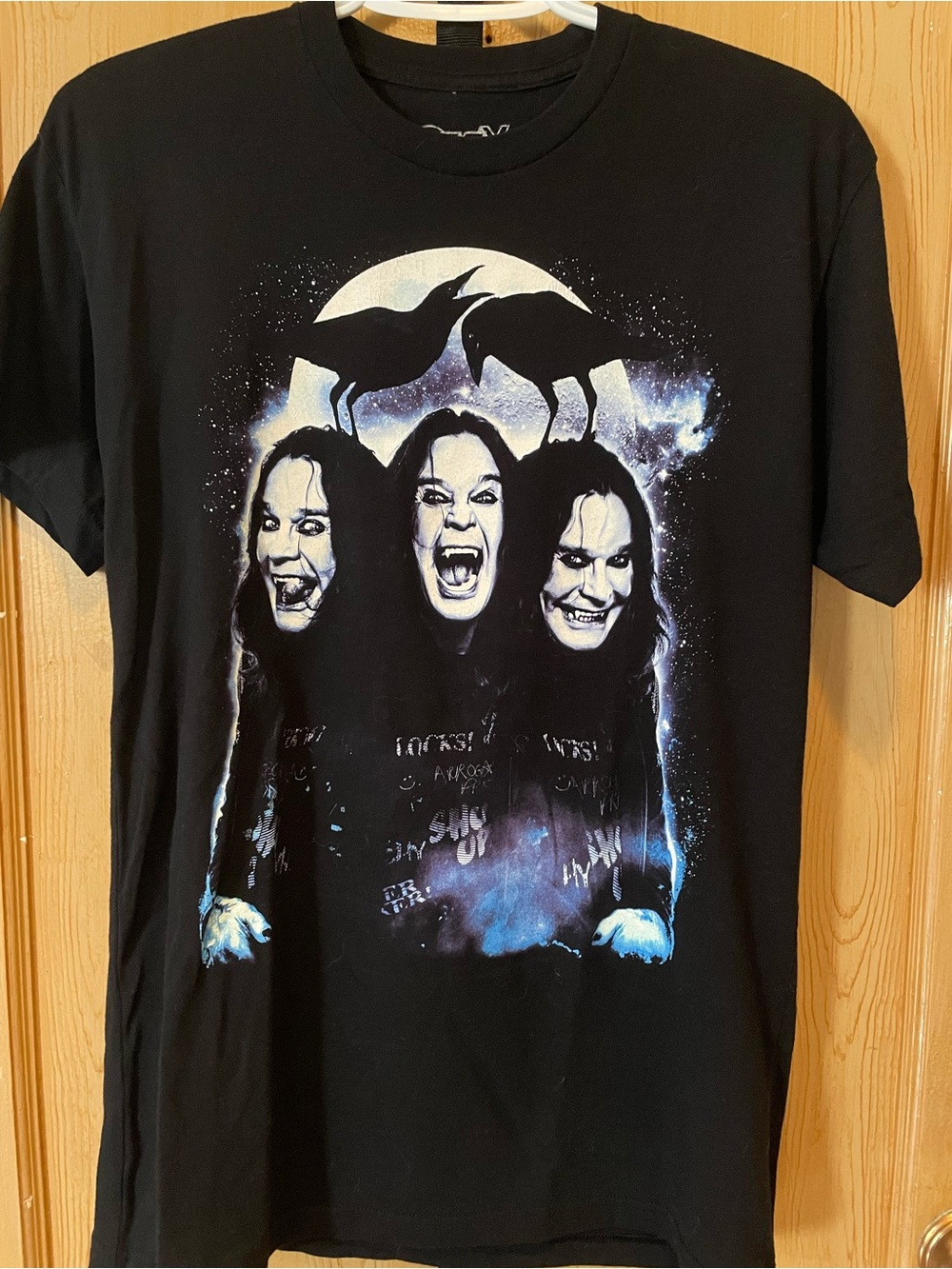 Ozzy Osbourne Ravens Graphic T-Shirt - Black (Size Small)